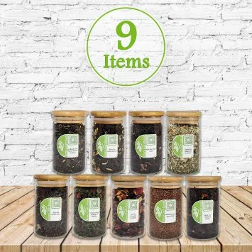 Herbal Wellness Chest Tea Set (9 pcs)